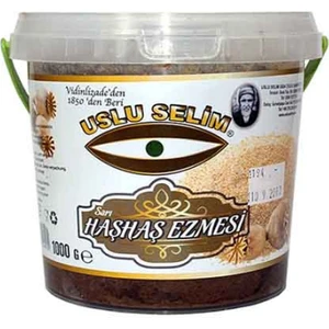 Uslu Selim Sarı Haşhaş Ezmesi 1 Kg. Uşak Yöresi
