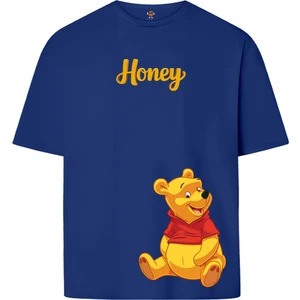 Honey The Pooh Çift Iplik Dokumalı Unisex Premium T-Shirt