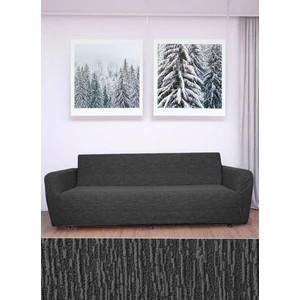 Hansaray 3 Kişilik Jakarlı Düz Desen Lastikli Koltuk Kılıfı Çekyat Koltuk Örtüsü Streç Esnek Kanepe Kılıfı