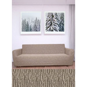 Hansaray 3 Kişilik Jakarlı Düz Desen Lastikli Koltuk Kılıfı Çekyat Koltuk Örtüsü Streç Esnek Kanepe Kılıfı