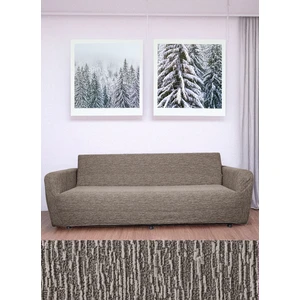 Hansaray 3 Kişilik Jakarlı Düz Desen Lastikli Koltuk Kılıfı Çekyat Koltuk Örtüsü Streç Esnek Kanepe Kılıfı