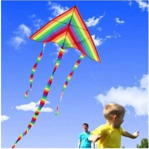 Gökkuşağı Uçurtma - Küçük Boy Kumaş- 55 cm En Genişliği