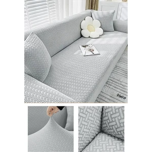 Hansarayhome Hansaray Tuğla Desen Koltuk Örtüsü Lastikli Kayma Yapmayan Çekyat Kanepe Kılıfı 1 Adet