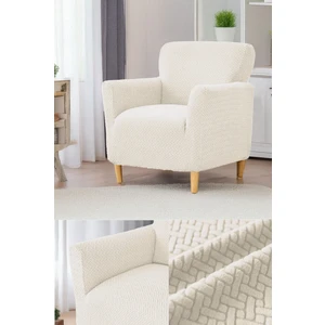 Hansarayhome Hansaray Tuğla Desen Koltuk Örtüsü Lastikli Kayma Yapmayan Çekyat Kanepe Kılıfı 1 Adet