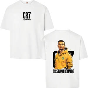 Cr7 Ronaldo Sırt Baskılı Al Nassr %100 Pamuk Premium T-Shirt