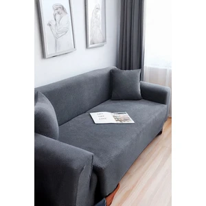 Hansarayhome Hansaray Likrali Streç Lastikli Esnek Yikanabilir Kare Desen Üç Kişilik Kotuk Örtüsü Koltuk Kılıfı
