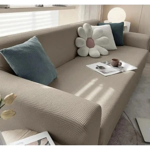Hansarayhome Hansaray Likrali Streç Lastikli Esnek Yikanabilir Kare Desen Üç Kişilik Kotuk Örtüsü Koltuk Kılıfı