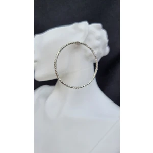 Halka Çelik Küpe Gümüş Rengi