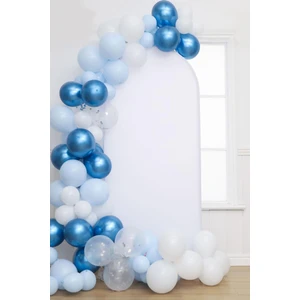Mavi Beyaz Balon Zincir Set