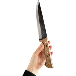 Dövme Izli Kasap Kelle Bıçağı - 32 cm - Et, Sebze, Meyve