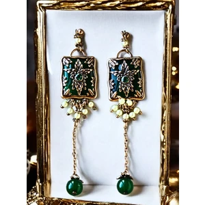 Antik Detaylı Bohem Tasarım Küpe