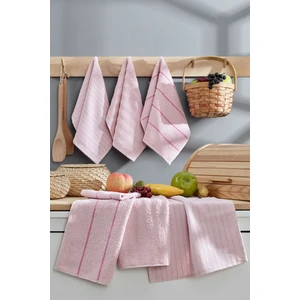 6 Lı Mutfak Havlusu 30 x 50 cm  Sophia Serisi Mutfak Havlusu Kurulama Havlusu
