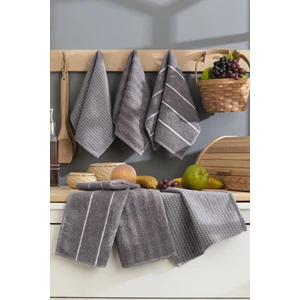 6 Lı Mutfak Havlusu 30 x 50 cm  Sophia Serisi Mutfak Havlusu Kurulama Havlusu