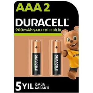 900 Mah Şarjlı Aaa Ince Kalem Pil 2'li Paket