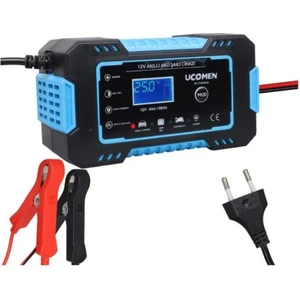 Ucomen 12V 6A Akıllı Akü Şarj Cihazı Otomatik LCD Ekran (UC-C120501A)
