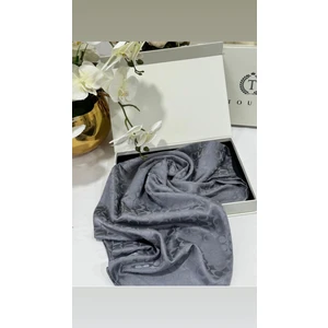 C Desen Jakar Şal Gri