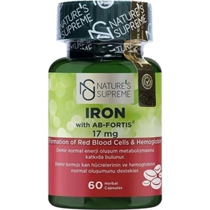 Nature's Supreme Iron 17 Mg 60 Kapsül