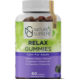 Nature's Supreme Relax Gummies 60 Çiğnenebilir Form