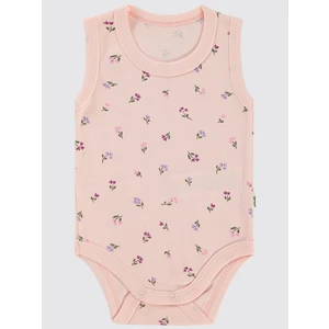 Civil Baby  Kız Bebek Çıtçıtlı Badi 1-36 Ay Pembe