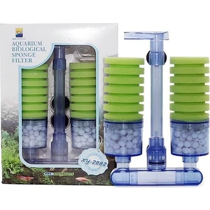 XinYou 2882 Çiftli Biyolojik Dikey Sünger Filtre