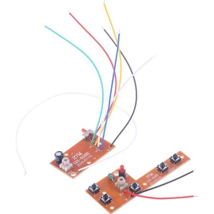2 Adet 5ch Rc Uzaktan Kumanda 27MHZ Devre Pcb Verici ve Alıcı Kartı Araba Radyo Sistemi Aksesuarları 20-25M (Yurt Dışından)
