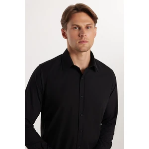 Slim Fit Dar Kesim Tery Cotton Erkek Gömlek