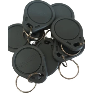 Kartlı Geçiş Manyetik Anahtarlık Rfid Keyfob Göstergeç 125 Khz Proximity 10 Adet