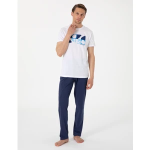 Pierre Cardin Erkek Beyaz Kısakol Pijama Takımı 50314389-600