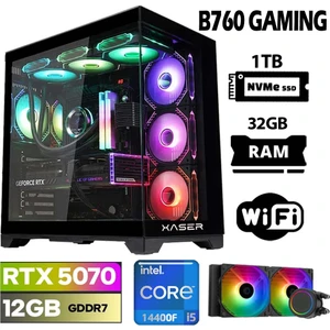 Lexus X170 I5 14400F 32GB Ddr5 Ram 1tb M.2 Nvme SSD 12GB RTX5070 Sıvı Soğutmalı Oyuncu Hazır Sistem