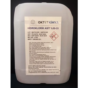 Hidroklorik Asit %30-33 Ham Tuz Ruhu 5kg