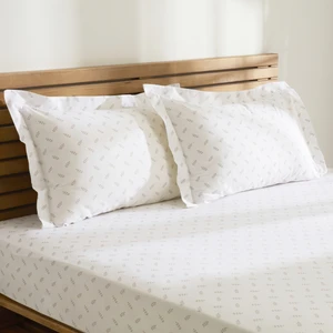 Kaşmir Home Grasy  Pamuk Çift Kişilik Çarşaf Takımı Bej