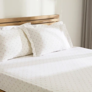 Kaşmir Home Grasy  Pamuk Çift Kişilik Çarşaf Takımı Somon