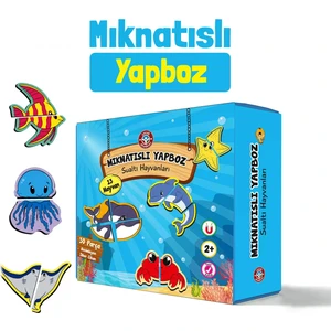 Çocuk Akademi Mıknatıslı Yapboz Su Altı Hayvanları