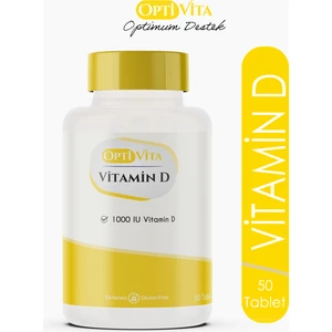 Vitamin D 1000 Iu 50 Çiğneme Tableti (25 Mcg D Vitamini)