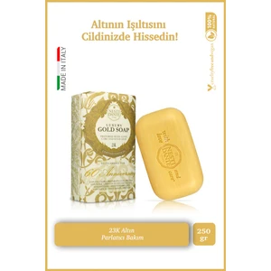 Nesti Dante Luxury Gold Katı Sabun 250gr | Aydınlatıcı Ve Besleyici | Altın Özlü