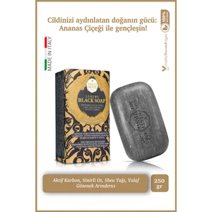 Nesti Dante Luxury Black Katı Sabun 250gr | Canlandırıcı Ve Sıkılaştırıcı | Aktif Karbon
