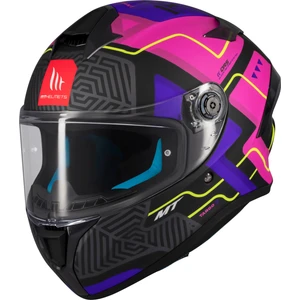 Kask mt Helmets Targo S C8 Brık Mat Pembe