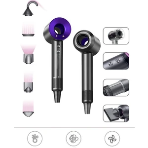 H5 Mor Güçlü Saç Kurutma Makinesi Saç Şekillendirici