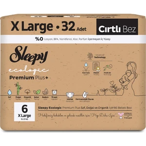 Ecologic Ekonomik Paket Külot Bez 6 Numara Xlarge 32 Adet