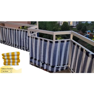 Balkon Demiri için Bağcıklı veya Kuşgözü Kapsül Halkalı Sarı - Beyaz Korkuluk Brandası