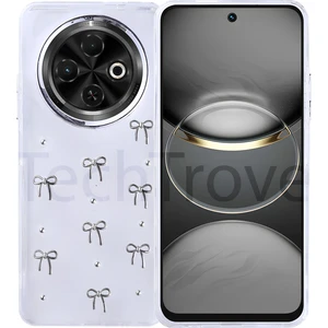 Tecno Spark 30C Kılıf Airbag Tasarımlı Simli Şeffaf Zore Kutup Kapak