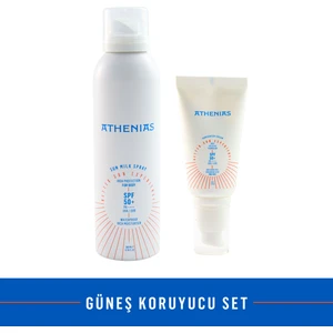 Athenias Güneş Koruyucu Set Vücut Güneş Kremi+ Yüz Güneş Kremi
