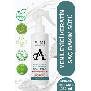 Paraben, Sls, Silikon, Gluten Ve Tuz İçermeyen Vegan Yenileyici Keratin Saç Bakım Sütü 250ml