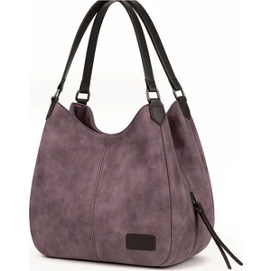 Cappadocia Vintage Myra Kadın Pu Deri Günlük Omuz Çantası Üç Bölmeli Hobo Tote El Çantası