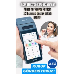 Propay P1000 Android Yazarkasa Pos 4g Sim Kart Hediyeli Kurup Gönderilir