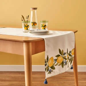Bella Maison Lemoncello Pamuklu Runner Sarı (50x150 cm)