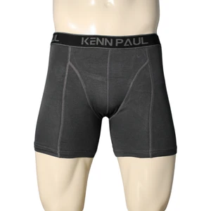 Kenn Paul Bambu Uzun Paçalı Sporcu Boxer - Füme, Nefes Alır, Konforlu