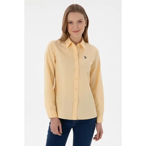 U.s. Polo Assn. Kadın Bej Gömlek Basic 50307726-VR011
