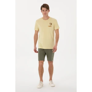 U.s. Polo Assn. Erkek Koyu Haki Şort (Örme) 50305933-VR111