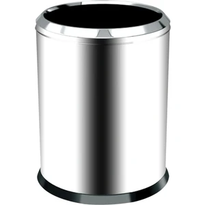 Krom Çemberli Çöp Kovası 45 Lt